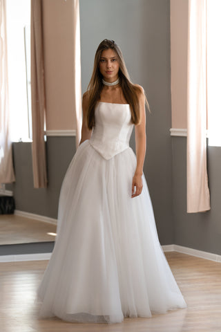 Basque Waist Bridal Gowns