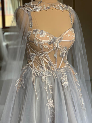 Matching Cape Veil - Dresses Dioma