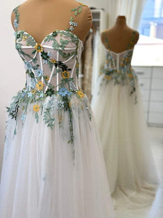 Whimsical Forest Wedding Gown - Dresses Dioma