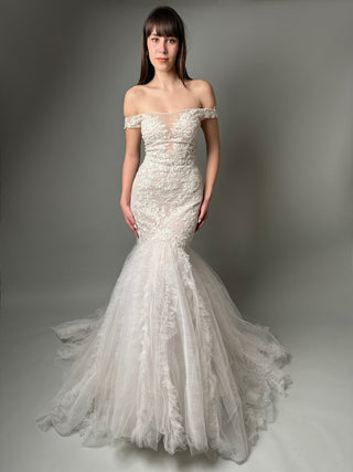 Mermaid Lace Wedding Dress Off The Shoulder