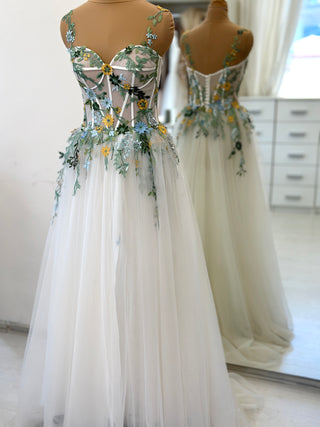 Whimsical Forest Wedding Gown - Dresses Dioma