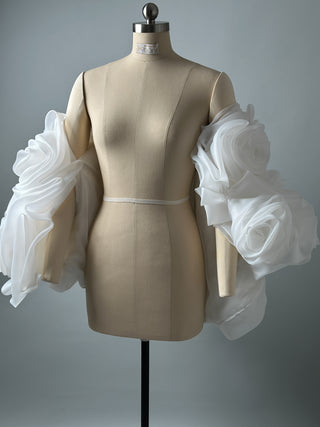 Floral Volumetric 3D Rose Cape - Rosella