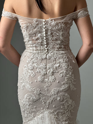 Mermaid Lace Wedding Dress Off The Shoulder