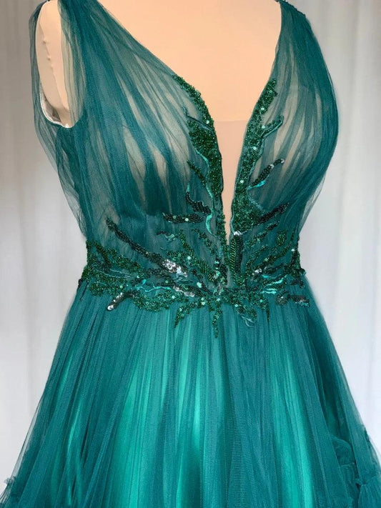 Fairytale Tulle Gown in green - Dresses Dioma