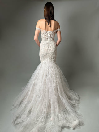 Mermaid Lace Wedding Dress Off The Shoulder