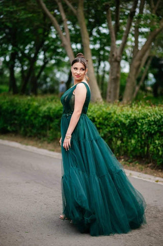 Fairytale Tulle Gown in green - Dresses Dioma
