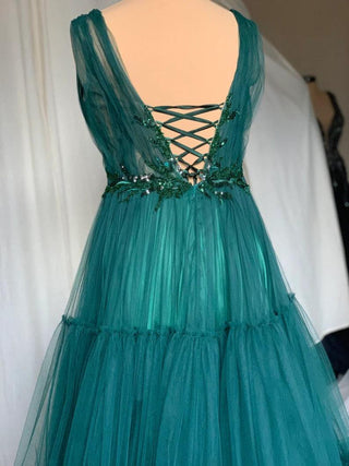 Fairytale Tulle Gown in green - Dresses Dioma
