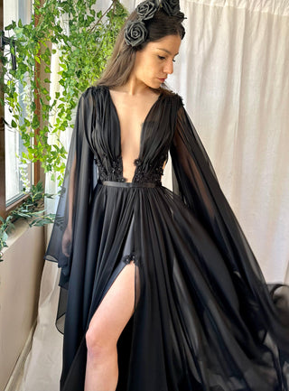 Fairy Witchy Gown with Long sleeves - Dresses Dioma