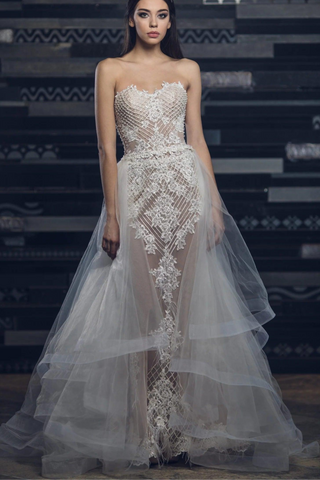 Unique Lace Mermaid Wedding Dress Sophia - Dresses Dioma