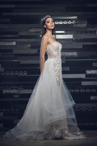 Unique Lace Mermaid Wedding Dress Sophia - Dresses Dioma