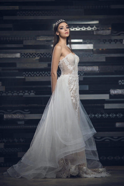 Unique Lace wedding dress - Dresses Dioma