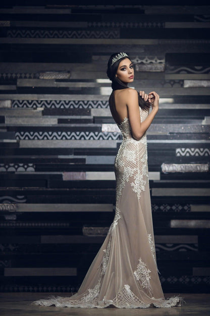 Unique Lace wedding dress - Dresses Dioma