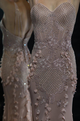 Enchanting Pink Lace Gown - Dresses Dioma