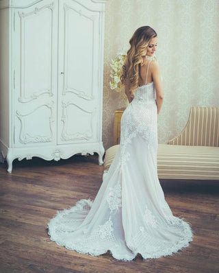 Unique Lace Mermaid Wedding Dress Sophia - Dresses Dioma