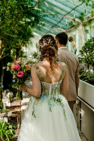 Whimsical Forest Wedding Gown - Dresses Dioma