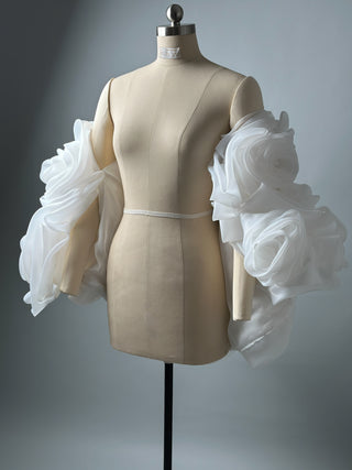 Floral Volumetric 3D Rose Cape - Rosella
