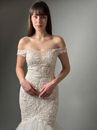 Mermaid Lace Wedding Dress Off The Shoulder