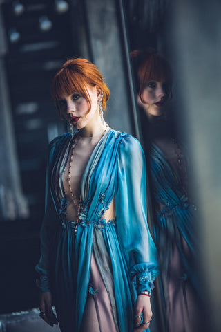 Fairy Witchy Gown with Long sleeves - Dresses Dioma