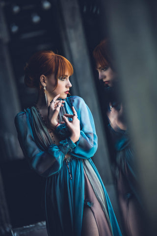 Fairy Witchy Gown with Long sleeves - Dresses Dioma