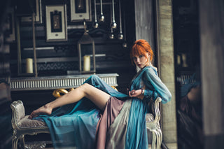 Fairy Witchy Gown with Long sleeves - Dresses Dioma